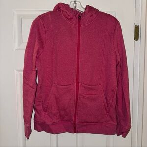 Figs On Shift Full zip hoodie in shocking pink size medium